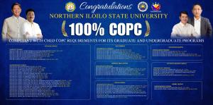 NISU earns 100% COPC for all graduate and undergraduate programs