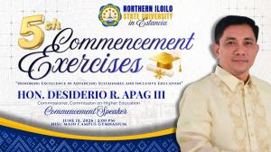 NISU in Estancia Celebrates 5th Commencement Exercises with CHED Commissioner as Guest Speaker