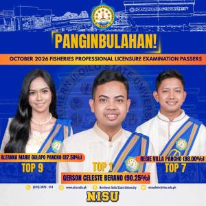 CONGRATULATIONS, NISU CFAS!
